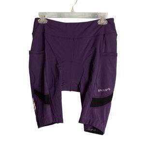 Baleaf Size L Shorts Womens Purple Cycling Padded UPF 50+ UV Sun Protection